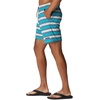 image:imageColumbia Mens Summertide Stretch Printed ShortBright Aqua Marker Stripe