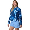 image:imageColumbia Womens Pfg Solar Stream Printed HoodieVivid Blue Seafoamed
