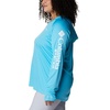 image:imageColumbia Womens Tidal Tee HoodieAtollWhite Logo