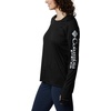 image:imageColumbia Womens Tidal Tee HoodieBlackCirrus Grey Logo