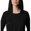 image:imageColumbia Womens Tidal Tee HoodieBlackCirrus Grey Logo