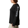 image:imageColumbia Womens Tidal Tee HoodieBlackCirrus Grey Logo