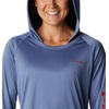 image:imageColumbia Womens Tidal Tee HoodieBluestoneRed Spark Logo