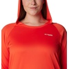 image:imageColumbia Womens Tidal Tee HoodieBright PoppyWhite Logo
