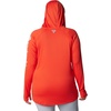 image:imageColumbia Womens Tidal Tee HoodieBright PoppyWhite Logo