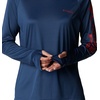 image:imageColumbia Womens Tidal Tee HoodieCarbonRed Spark Logo