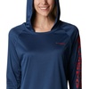 image:imageColumbia Womens Tidal Tee HoodieCarbonRed Spark Logo