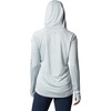 image:imageColumbia Womens Tidal Tee HoodieCirrus GreyStormy Blue Logo