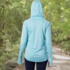 image:imageColumbia Womens Tidal Tee HoodieClear BlueWhite Logo
