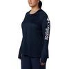 image:imageColumbia Womens Tidal Tee HoodieCollegiate NavyWhite Logo