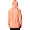 image:imageColumbia Womens Tidal Tee HoodieCoral GlowWhite Logo