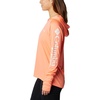 image:imageColumbia Womens Tidal Tee HoodieCoral GlowWhite Logo