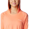 image:imageColumbia Womens Tidal Tee HoodieCoral GlowWhite Logo