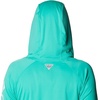 image:imageColumbia Womens Tidal Tee HoodieElectric TurquoiseWhite Logo