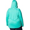 image:imageColumbia Womens Tidal Tee HoodieElectric TurquoiseWhite Logo