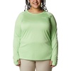 image:imageColumbia Womens Tidal Tee HoodieLime GlowWhite Logo