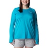 image:imageColumbia Womens Tidal Tee HoodieOcean TealWhite Logo