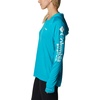image:imageColumbia Womens Tidal Tee HoodieOcean TealWhite Logo