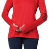image:imageColumbia Womens Tidal Tee HoodieRed LilyCollegiate Navy Logo