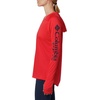 image:imageColumbia Womens Tidal Tee HoodieRed LilyCollegiate Navy Logo