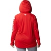 image:imageColumbia Womens Tidal Tee HoodieRed SparkWhite Logo
