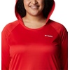 image:imageColumbia Womens Tidal Tee HoodieRed SparkWhite Logo
