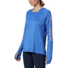 image:imageColumbia Womens Tidal Tee HoodieStormy BlueLight Coral Logo
