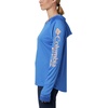image:imageColumbia Womens Tidal Tee HoodieStormy BlueLight Coral Logo