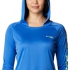 image:imageColumbia Womens Tidal Tee HoodieVivid BlueLime Glow