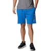 Bright Indigo Heather/White Vertical Logo