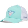 image:imageColumbia UnisexAdult PFG Patch Mesh Snap BackCapGulf StreamWhiteTriangle Gradient
