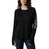 image:imageColumbia Womens Tidal Tee HoodieBlackCirrus Grey Logo