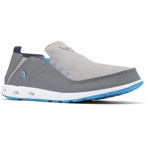image:imageColumbia Mens PFG Bahama Vent Slip On Boat Shoe  Easy On Drainage Lightweight Comfort Wide Fit AvailableTi TitaniumPool