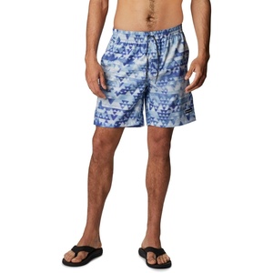 image:imageColumbia Mens Summertide Stretch Printed ShortPurple Lotus Distant Peaks