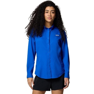 image:imageColumbia Womens PFG Tamiami II Long Sleeve ShirtBlue Macaw