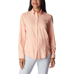 image:imageColumbia Womens PFG Tamiami II Long Sleeve ShirtLight Coral