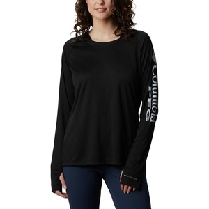 image:imageColumbia Womens Tidal Tee HoodieBlackCirrus Grey Logo