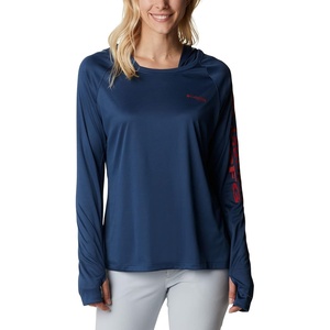 image:imageColumbia Womens Tidal Tee HoodieCarbonRed Spark Logo