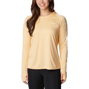 image:imageColumbia Womens Tidal Tee HoodieCocoa ButterWhite Logo