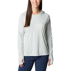 image:imageColumbia Womens Tidal Tee HoodieCool GreenWhite Logo