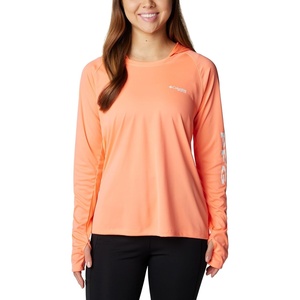 image:imageColumbia Womens Tidal Tee HoodieCoral GlowWhite Logo