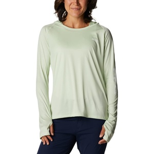 image:imageColumbia Womens Tidal Tee HoodieLight LimeWhite Logo