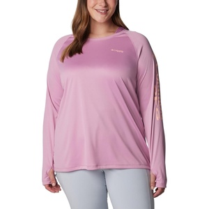 image:imageColumbia Womens Tidal Tee HoodieMinuetTiki Pink Logo