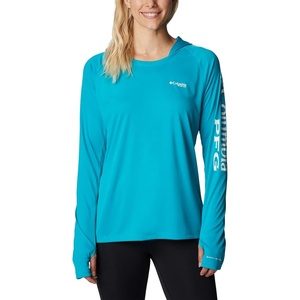 image:imageColumbia Womens Tidal Tee HoodieOcean TealWhite Logo
