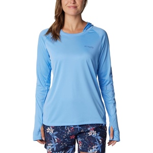 image:imageColumbia Womens Tidal Tee HoodieWhite CapBluebell Logo