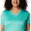 image:imageColumbia Hike Short Sleeve VNeckElectric Turquoise Heather