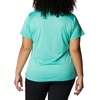 image:imageColumbia Hike Short Sleeve VNeckElectric Turquoise Heather