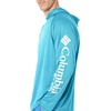 image:imageColumbia Mens PFG Terminal Tackle HoodieAtoll HeatherWhite Logo