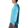 image:imageColumbia Mens PFG Terminal Tackle HoodieAtoll HeatherWhite Logo
