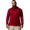 image:imageColumbia Mens PFG Terminal Tackle HoodieBeetWhite Logo